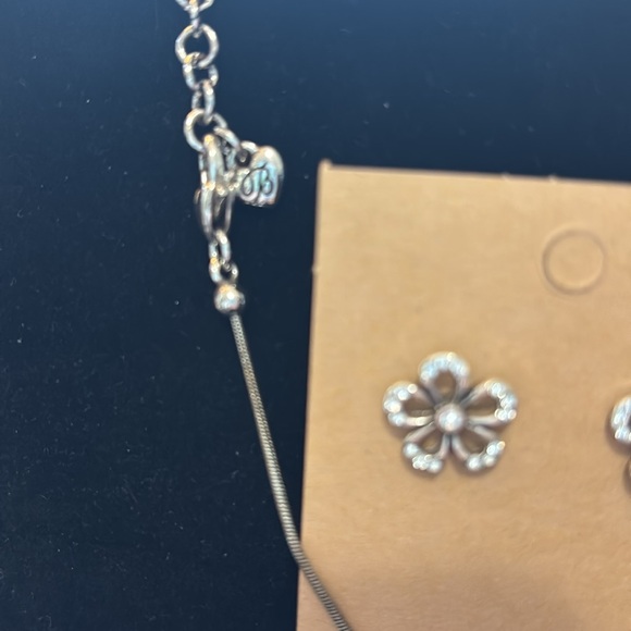 RETIRED BRIGHTON FLORAL REVERSIBLE NECKLACE SET - Picture 2 of 4